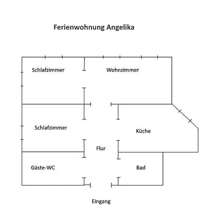 Ferienwohnung Angelika شقة